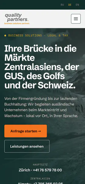 q.partners auf dem Smartphone