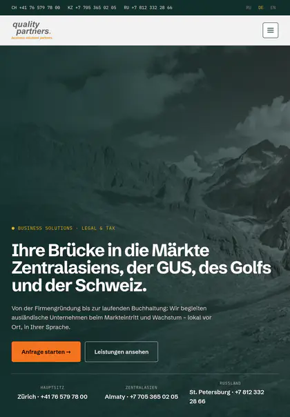 q.partners auf dem Tablet