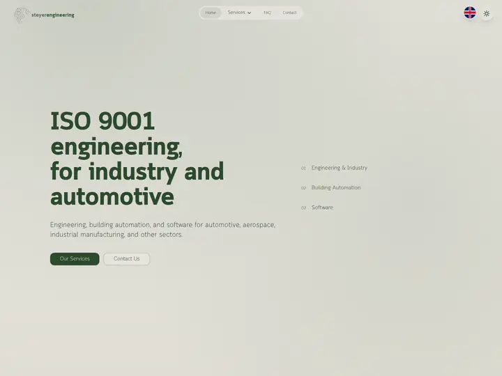 Home page of steyer-engineering.com